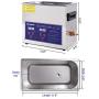 Seeutek Professional Ultrasonic Cleaner 6.5L with Digital Timer and Heater 304 Stainless Steel for Jewelry Rings Diamond Watch Glasses Circuit Board Dentures Small Parts Dental Instrument