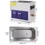 Seeutek Professional Ultrasonic Cleaner 6.5L with Digital Timer and Heater 304 Stainless Steel for Jewelry Rings Diamond Watch Glasses Circuit Board Dentures Small Parts Dental Instrument