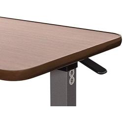 Vaunn Medical Adjustable Overbed Bedside Table With Wheels (Hospital and Home Use)