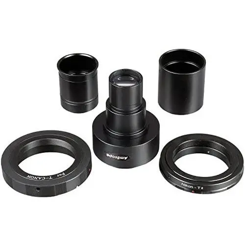 AmScope CA-CAN-NIK-SLR Canon and Nikon SLR/DSLR Camera Adapter for Microscopes AmScope CA-CAN-NIK-SLR Canon and Nikon SLR/DSLR Camera Adapter for Microscopes