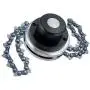 Ineedtech 65Mn Trimmer Head with Coil Chain for Medium Size Garden Lawn Grass Trimmer, Brush Cutter, Weed Eater, Chain Mower, Outdoor Power Tools Replacement Part Accessory Ineedtech 65Mn Trimmer Head with Coil Chain for Medium Size Garden Lawn Grass Trimmer, Brush Cutter, Weed Eater, Chain Mower, Outdoor Power Tools Replacement Part Accessory