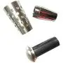 Bashineng Short Metal Aluminum Alloy Gear Stick Shift with Holes, Transmission Shifter Knobs Head for Most Manual Automatic Cars (Black)