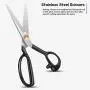 Sewing Scissors, Fabric Scissors, iBayam Professional 9'' All Purpose Heavy Duty Ultra Sharp Scissors Tailor Dressmaker Craft Paper Shears Office Scissors, Silky Smooth Cutting, Right-Handed Sewing Scissors, Fabric Scissors, iBayam Professional 9'' All Purpose Heavy Duty Ultra Sharp Scissors Tailor Dressmaker Craft Paper Shears Office Scissors, Silky Smooth Cutting, Right-Handed