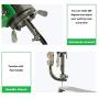 IRONWALLS Latest Leather Sewing Machine 360 Degree Rotate Shoe Repair Mending Machine Shoe Patcher Manual Cotton Silk Nylon Line Sewing Machine Hand Cobbler for Shoes Bags Cloth Leather