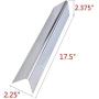 GasSaf Flavorizer Bar 304 Stainless Steel Replacement for Weber Genesis 300,E310,S310,E330,EP310,EP320,EP330,S310,S330 Series Grill(5 Packs)