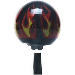 American Shifter 327578 Rat Fink Black Flame Metal Flake Shift Knob with M16 x 1.5 Insert