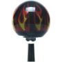 American Shifter 327578 Rat Fink Black Flame Metal Flake Shift Knob with M16 x 1.5 Insert