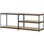 Muscle Rack 48'' W x 24'' D x 72'' H 5-Shelf Steel Shelving, Black