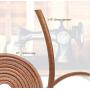 Sewing Machine Belt Real Cow Leather Belt 71'' 3/16'' The Best Sewing Machine Belt Treadle Parts with Hook for Singer/Jones Sewing Machine by SEWTCO
