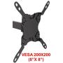 Husky Mounts VESA Adapters up to 200 X 200 Extenders Flat Screen TV Wall Mount Bracket Extensions Allow 100 X 100 VESA Plate to Reach VESA 200 X 200 and 200 x 100