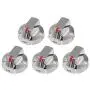 Primeswift DG64-00473A Burner Control Knob 5 PK with Reinforced Metal Ring Protection,Sturdy Replacement for AP5917439,PS9606608