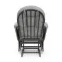 StorkCraft Hoop Glider and Ottoman Cushions, Gray w/Light Gray StorkCraft Hoop Glider and Ottoman Cushions, Gray w/Light Gray