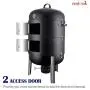 Realcook Charcoal BBQ Smoker Grill - 20 Inch Vertical Smoker for Outdoor Cooking Grilling Realcook Charcoal BBQ Smoker Grill - 20 Inch Vertical Smoker for Outdoor Cooking Grilling