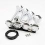 Viping Four Tube Silver Car Horn The electromagnetic Electric Horn Solenoid Control Air Horn Waterproof Whistle 12V 175DB Loud Motor Car Sound Valve for Car Any Vehicle Truck Trains Boats Lorrys Vans