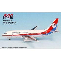 Dan Air London G-BLDE 737-200 Airplane Miniature Model Metal Die-Cast 1:500 Part# A015-IF5732002