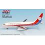 Dan Air London G-BLDE 737-200 Airplane Miniature Model Metal Die-Cast 1:500 Part# A015-IF5732002