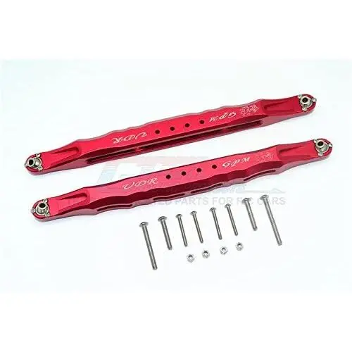 GPM for Traxxas Unlimited Desert Racer 4X4 (#85076-4) Upgrade Parts Aluminum Rear Lower Trailing Arms - 1Pr Set Red GPM for Traxxas Unlimited Desert Racer 4X4 (#85076-4) Upgrade Parts Aluminum Rear Lower Trailing Arms - 1Pr Set Red