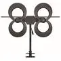 Antennas Direct Clearstream 4Max TV Antenna, 70+ Mile Range, UHF/Vhf, Multi-Directional, Indoor, Attic, Outdoor, Mast W/Pivoting Base/Hardware/Adjustable Clamp/Sealing Pads, 4K Ready, Black – C4MVJ