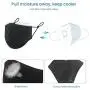 Extra Large Washable Cotton Mouth shields, 3-Ply Black Adjustable Ear Loop - Breathable Reuasble Unisex Adult Dust Warm Cloth Face Bandana (3 pack XL) Extra Large Washable Cotton Mouth shields, 3-Ply Black Adjustable Ear Loop - Breathable Reuasble Unisex Adult Dust Warm Cloth Face Bandana (3 pack XL)