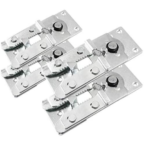 EAU Sectional Sofa Connector 4 Packs, Metal Sectional Sofa Interlocking Furniture Connector with 40 PSC Screws, Couch Clamp Sectional Connectors for Sliding Sofas EAU Sectional Sofa Connector 4 Packs, Metal Sectional Sofa Interlocking Furniture Connector with 40 PSC Screws, Couch Clamp Sectional Connectors for Sliding Sofas