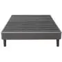 Classic Brands Claridge Upholstered Mattress Foundation | Platform Bed | Metal Frame with Wood Slat Support | Grey, Queen Classic Brands Claridge Upholstered Mattress Foundation | Platform Bed | Metal Frame with Wood Slat Support | Grey, Queen