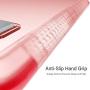 Ghostek Covert Clear Compatible with iPhone 12 Mini Case Silicone Metal Kickstand Compatible with MagSafe and Wireless Charging Slim Thin Grip Phone Cases for 2020 iPhone 12 Mini 5G (5.4 Inch) (Pink)
