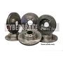 DK1570-6D Front Drilled Rotors and Semi-Metallic Brake Pads