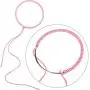 Hestya 10 Pieces Metal Rings Hoops with 10 Pieces 3 mm Faux Suede Cord String for Dream Catcher Hestya 10 Pieces Metal Rings Hoops with 10 Pieces 3 mm Faux Suede Cord String for Dream Catcher