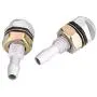 2pcs Windshield Washer Nozzle, Keenso Universal Car Auto Windshield Wiper Spray Jet Nozzle Replacement Kit(Silver)