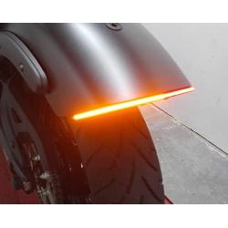 Fender Eliminator Integrated LED Taillight Kit for Kawasaki Vulcan S - Brake and Turn Signals - Smoked Lens