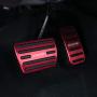 Thenice for 10th Gen Civic Anti-Slip Foot Pedals Aluminum Brake and Accelerator Pedal No Drilling Covers for Honda Civic 2020 2019 2018 2017 -Red