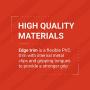 Trim-Lok Edge Trim – Fits 1/8” Edge, 9/16” Leg Length, 25’ Length, Black, Pebble Texture – Flexible PVC Edge Protector for Sharp/Rough Surfaces, Easy to Install