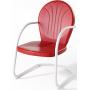 Crosley Furniture Griffith Metal Outdoor Chair - Red