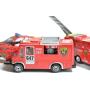 BOHS Fire Emergency Race and Rescue Vehicles - Mini Die-cast Metal Miniature Model - Aerial Ladder Firetruck, Rescue Helicopter, Water Tank Fire Engine,Patrol Car,Commander Center ( Pack of 5)