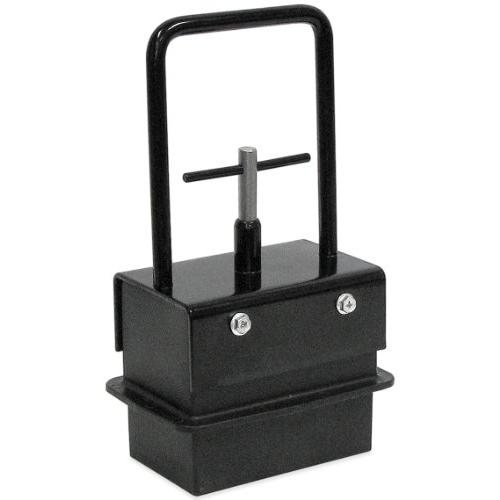 Heavy-Duty Magnetic Bulk Parts Lifter with Release, 4.375'' Length, 3.125'' Width, 9.25'' Height Including Handle, 4 to 5 Pounds Capacity, 1 Each