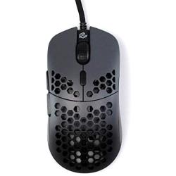 Gwolves Hati HTM Ultra Lightweight Honeycomb Design Wired Gaming Mouse 3360 Sensor - PTFE Skates - 6 Buttons - Only 61G (Gun Metal)