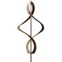 Stanwood Wind Sculpture Kinetic Copper Dual Helix Spinner