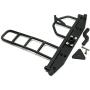 LAFEINA Metal Rear Bumper Bull Bar with Spare Tire Rack and Ladder for 1/10 RC Crawler Car D90
