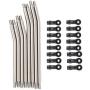 EAPTS 10pcs Metal Link with Plastic Rod Ends for Axial SCX10 II 90046 90047 RC Crawler