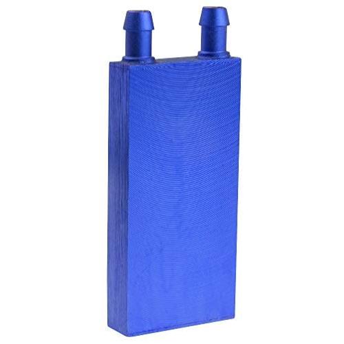 BXQINLENX Aluminum Water Cooling Block for CPU Graphics Radiator Heatsink 40x 80mm Blue