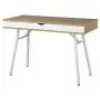 Techni Mobili Modern Multi Computer Desk with Storage, 30'' x 21.7'' x 45.3'', Pine Techni Mobili Modern Multi Computer Desk with Storage, 30'' x 21.7'' x 45.3'', Pine