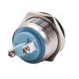 mxuteuk 2 Pcs 12V-24V 22mm LED Metal Indicator Light Waterproof Signal Lamp Red Green with Wire for Car Truck Boat M22-12P
