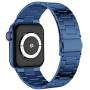 iiteeology Compatible with Apple Watch Band 40mm 38mm, Upgraded Version Solid Stainless Steel Band Business Replacement iWatch Strap for Apple Watch Series 6/5/4/3/2/1/SE - Blue
