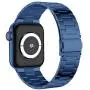 iiteeology Compatible with Apple Watch Band 40mm 38mm, Upgraded Version Solid Stainless Steel Band Business Replacement iWatch Strap for Apple Watch Series 6/5/4/3/2/1/SE - Blue