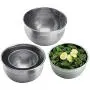 Tovolo Stainless Steel Deep Mixing, Easy Pour With Rounded Lip Kitchen Metal Bowls for Baking & Marinating, Dishwasher-Safe, 1.5 Quart