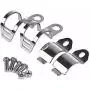 PerfecTech 1pair Metal Motorcycle Modified Turn Signal Light Indicator Mount Bracket Clamp 30-45mm (Chrome) PerfecTech 1pair Metal Motorcycle Modified Turn Signal Light Indicator Mount Bracket Clamp 30-45mm (Chrome)