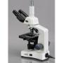 AmScope T340B-DK-LED Siedentopf Trinocular Compound Microscope, 40X-2000X Magnification, Brightfield/Darkfield, WF10x and WF20x Eyepieces, LED Illumination, Abbe Condenser, Double-Layer Mechanical Stage