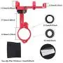 Velaurs Mobile Phone Holder, Mobile Phone Bracket, Anti-Skid Adjustable 360° Rotating Metal Bike for Electric Bike Bicycle Bicycle Part Cycling Mobile Phone Mount