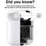 elago AirPods 2 Dust Guard (Gold, 1 Set) Dust-Proof Metal Cover, Luxurious Finish, Must Watch Installation Video - Compatible with Apple AirPods 2 Wireless Charging Case[US Patent Registered]