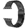 Dsytom Compatible Apple Watch Band 42mm 44mm 38mm 40mm, XL Large Metal Replacement Strap Compatible Apple Watch Series 6/5/4/3/2/1 Smartwatch,apple watch SE(Black)